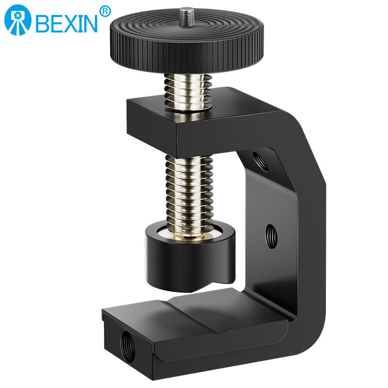 Photography equipment camera c clamp 1/4 screw quick release clip Multifunction C gimbal stand phone camera table bracket clamp