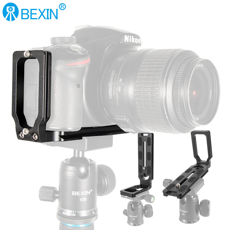 BEXIN Professional Custom Quick Release Mount L Type Bracket L Shape Tripod Plate Camera Quick Release L Plate