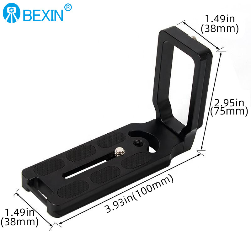 BEXIN Professional Custom Quick Release Mount L Type Bracket L Shape Tripod Plate Camera Quick Release L Plate