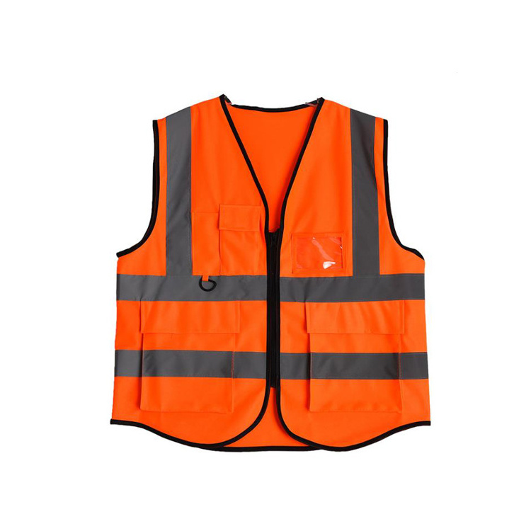 Wholesale reflective safety vests  high visibility blue reflective mesh construction jackets