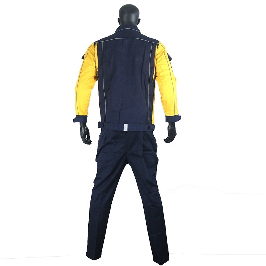 Overalls suit with cotton thread for men with thick -green long-sleeve overalls for autumn and winter welding wear for c