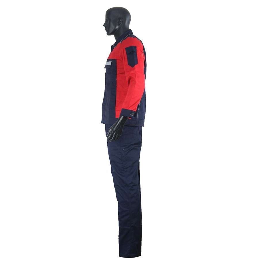 Spring and Autumn long sleeve overalls suit men and women site engineering garage suit electric welder uniform labor insurance c