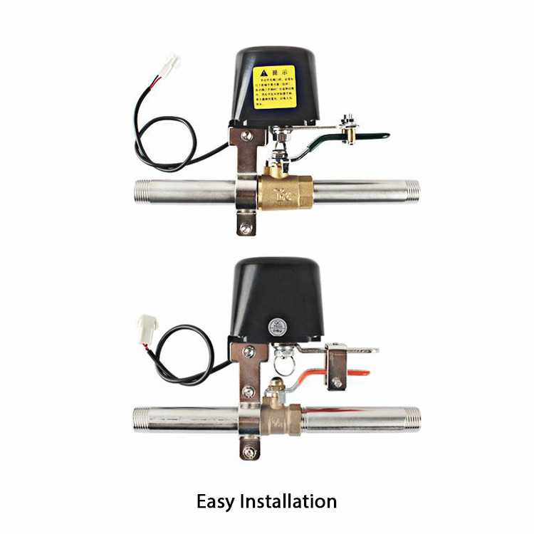 Automatic Gas Electric Water Shut off Solenoid Valve, Manipulator Valve For LPG CH4 Natural Gas Leakage