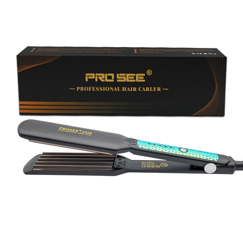 ODM 2 in 1 Hair Straightener Ceramic Plates Professional Flat Iron Heats Up Fast with PTC 110 220V Curling Iron