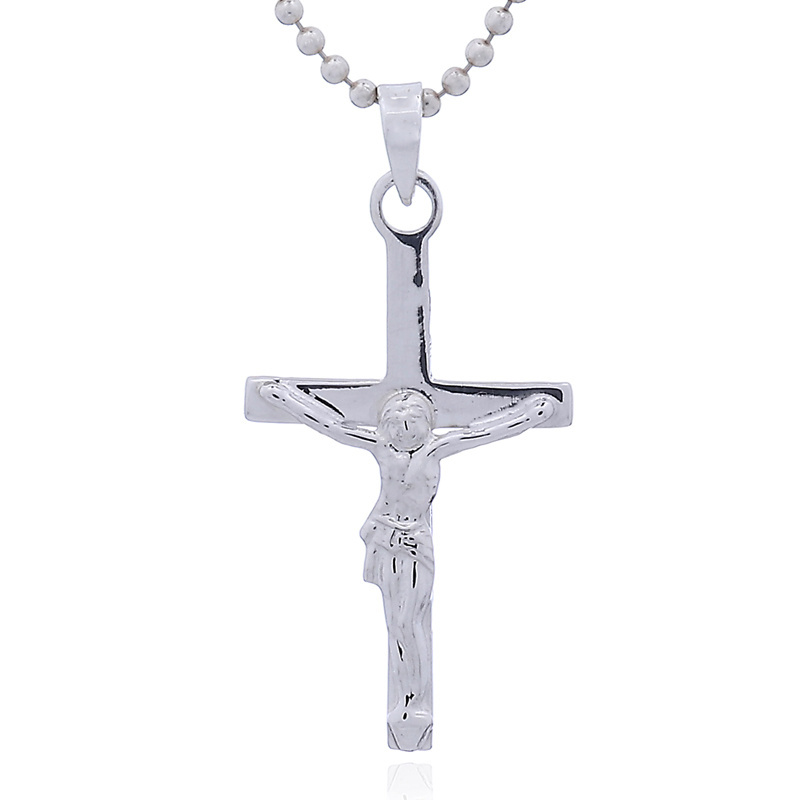 Crucifix Cross Silver Pendant