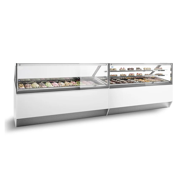 PROSKY Commercial Ice Cream Display Freezers