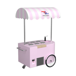 Mini Size Custom Electric Food Cart Tuk Tuk Ape Ice Cream Trucks For Sale Hot Dog Stand Juice Cart Food Electric Bike