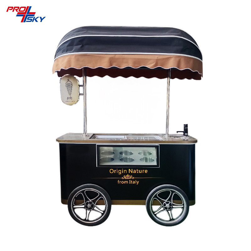 Prosky Canopy Mobile Food Truck For Slush Hot Dog Coffee Ice Cream Fast Food Truck Bicycle Factory Price China For Sale