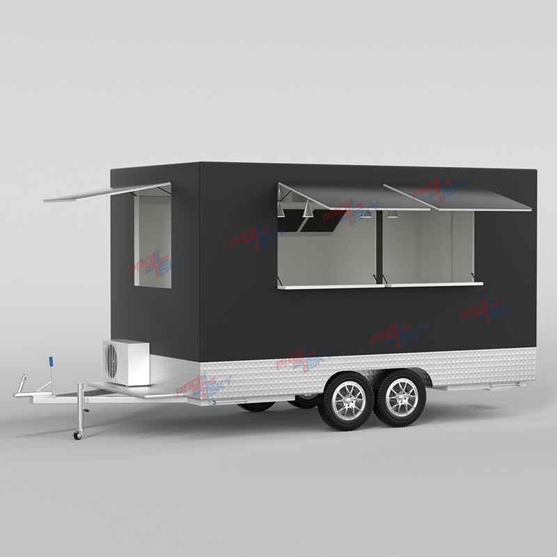 Prosky Custom Carro De Comida Coffee Food Trailer Mobile Pizza Food Truck With Full Kitchen Equipment