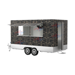 Prosky Customize Towable Remorque Food Truck Pizza Oven Street Slush Churros Fast Food Trailer