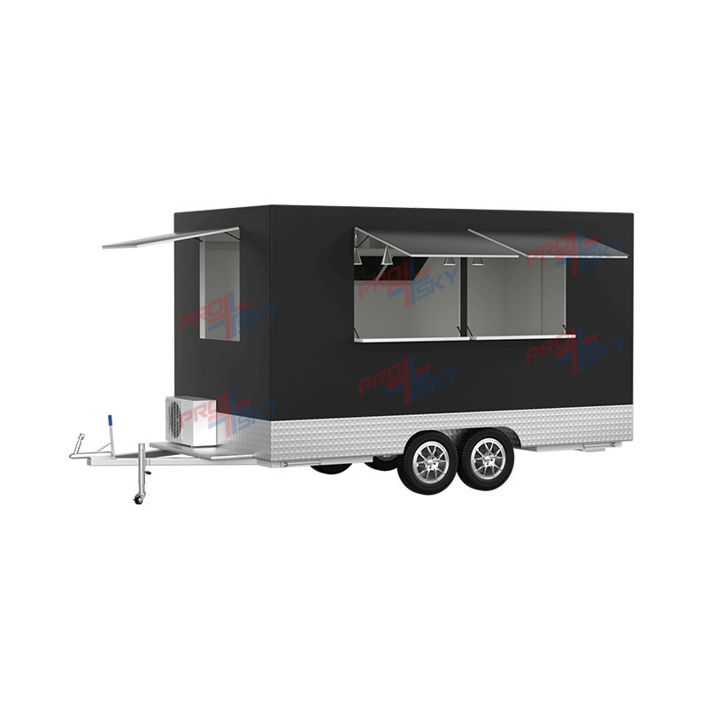 Prosky Concession Mini Hot Dog Cart Coffee Bar Trailer Mexican Ice Cream Car Mobile Camion Pizza Burger Fast Food Truck For Sale