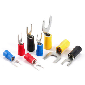 High Quality Copper PVC Insulation Cable Lugs Terminal Connector Cable Lug Terminal Connector Insulated Spade Terminal