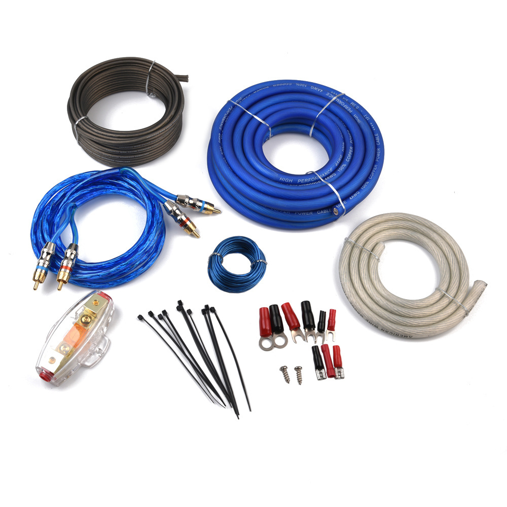 0 4 8 GA AWG OFC CCA 100% Specification Car Auto Audio Speaker Amplifier Amp Install Wiring Kits