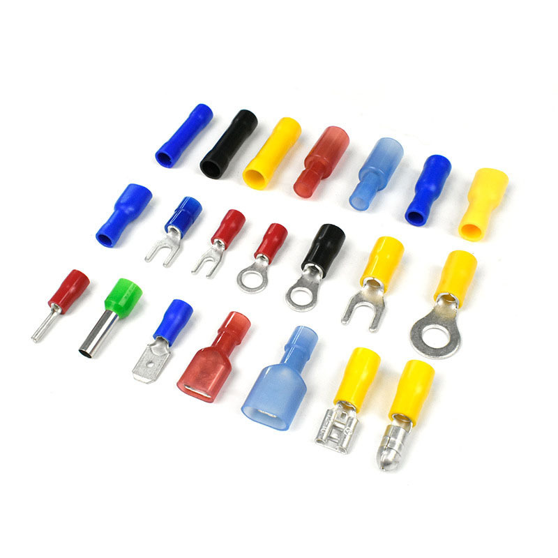 High Quality plating tin insulated spade fork cable lug terminal connector Crimp crimping tool Terminals