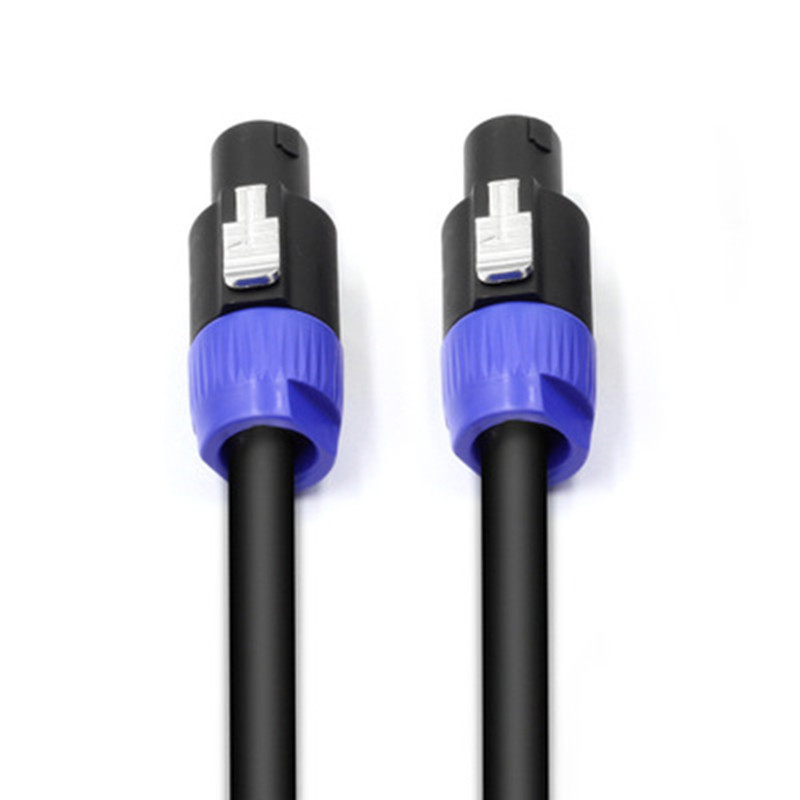 Wholesale Professional Male Speakon to Speakon Cables Professional 12 AWG Audio Cord DJ Speaker Cable