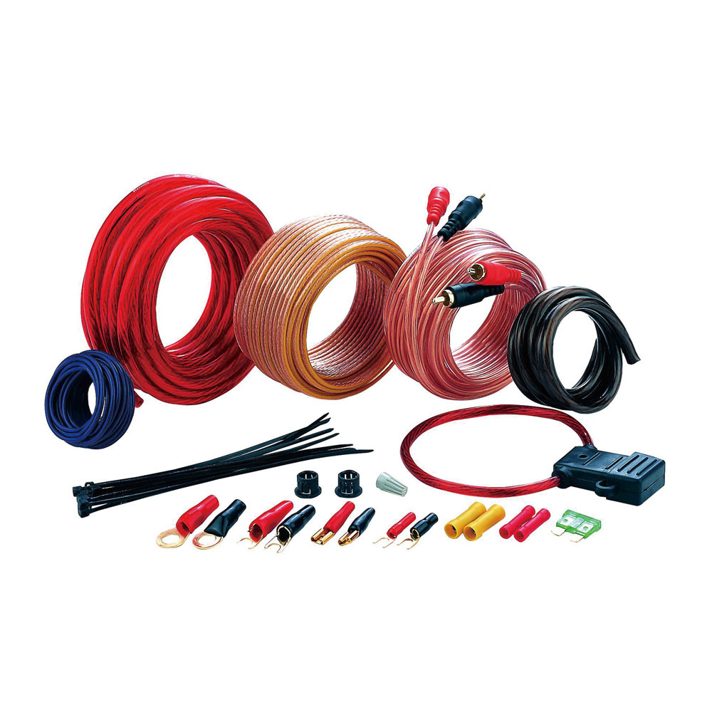 4/8/10Awg Professional Audio Video Cable Car Audio Amp Wiring Kit OFC Amplifier Install Wiring Auto Subwoofer Wiring Kit