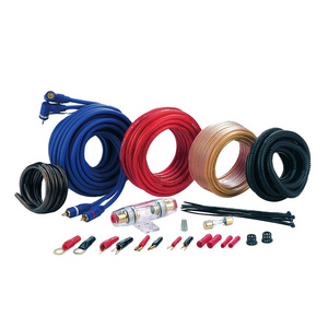 High Quality 4/8/10Awg Professional Audio Video Cable Car Speaker Subwoofer Amplifier Audio Wire Car Audio Cable AMP Kit