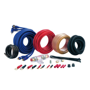 Custom 0 4 8 10 Gauge AWG OFC CCA TCCA Soft Flexible Car Audio Subwoofer Installation Amplifier Wiring Kit Amp Wiring Kit