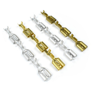 Automotive Brass Spade Crimp Terminal Plating Tin Insulated Spade Fork Cable Lug Terminal Connector Spade Terminal