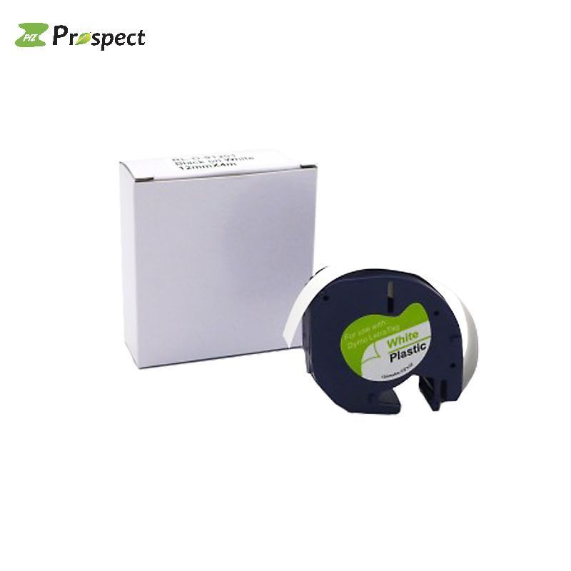 Prospec label tape 91202 12mm*4m Black on Yellow Compatible Adhesive Thermal Plastic Label Tape 91202 for DYMO Printer