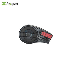 Prospect Compatible for Brady-BMP21 Cartridge M21-500-595 12.7mm*6.4m Black on red for brady label Tape