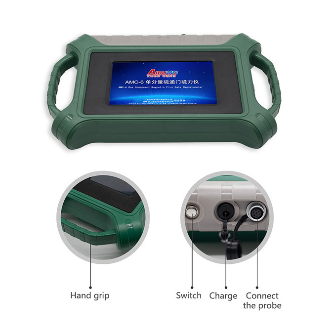 Rapid survery of  mineral detector single Component Fluxgate Magnetometer to find magnetic minerals