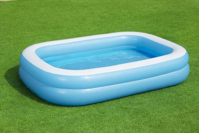 Bestway 54006 Kids Inflatable family lounge pool inflatable Rectangular Family Swimming Pool