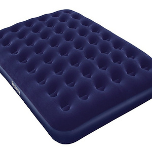 Bestway 67002 flocked full-size air bed inflatable folding air mattress bed