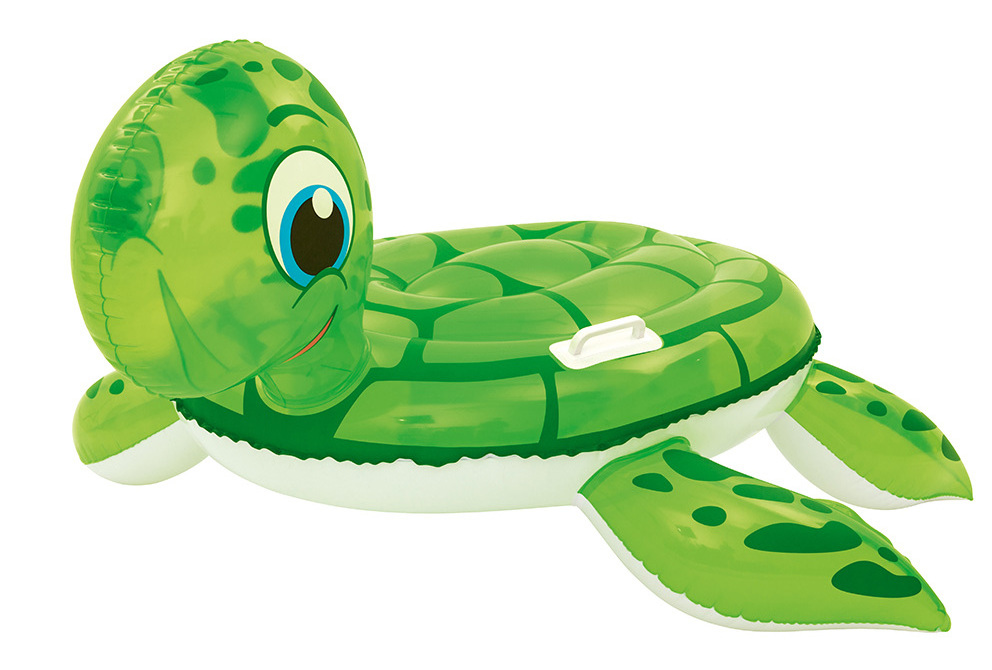 Bestway 41041 inflatable turtle ride-on the floating toys pvc swim pool floatwater rides float