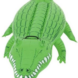 Bestway 41011 High Quality PVC Inflatable Crocodile Rider Outdoor Animal Rider Pool Floats for Kids