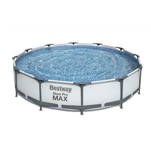 Bestway 56416 Alberca High Quality Easy Set Above Ground Pool Steel Frame Ground Outdoor Swimming Pool