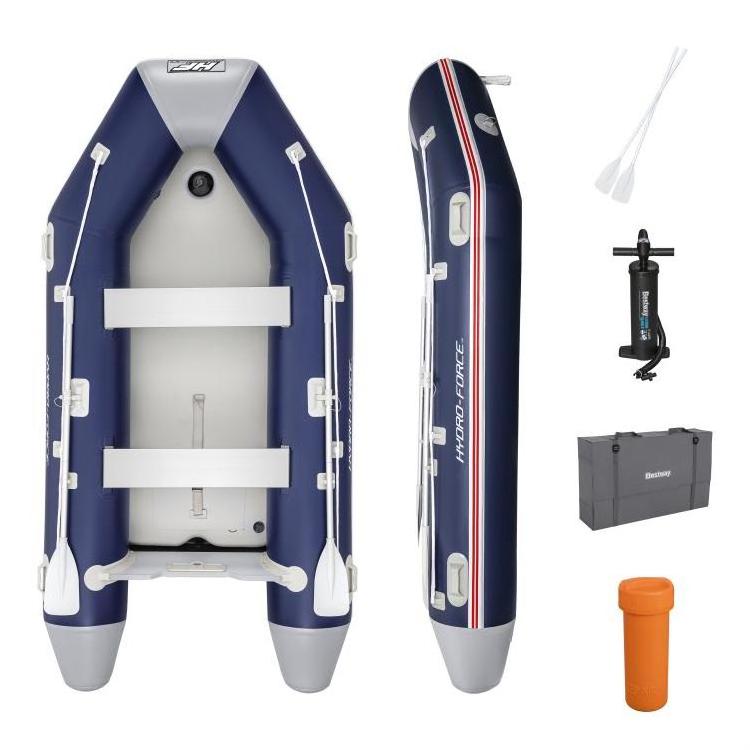 Bestway 65049 Mirovia Pro Outdoor Rowing Rafting Inflatable water Boat with air hand pump Lake river sea Boats set