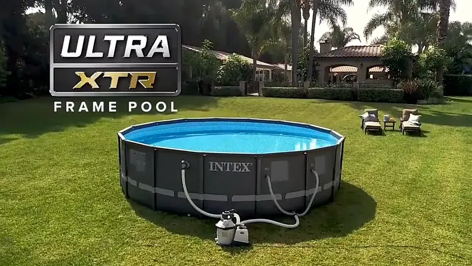 INTEX 26330 Outdoor wholesale 549 x132CM Ultra Frame Round Above Ground Swimming Pool