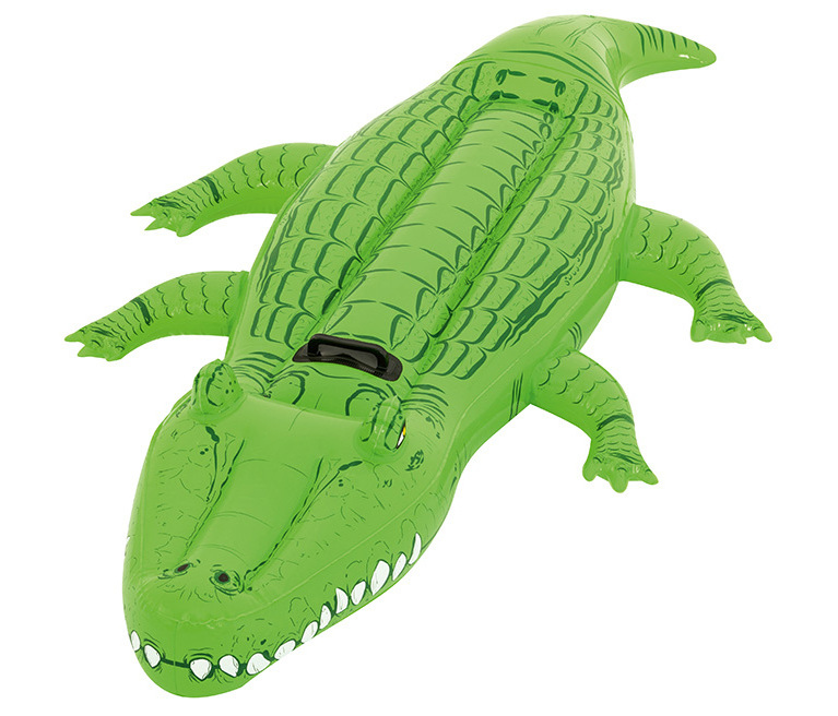 Bestway 41011 High Quality PVC large Inflatable Crocodile Rider Outdoor Animal Rider Pool Floats for Kids fun