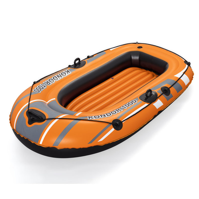 Bestway 61099 Hot Selling Barcos Inflatable Water Rowing Boat Folding Kayak River Boats Inflatable Boat For 1 Persons