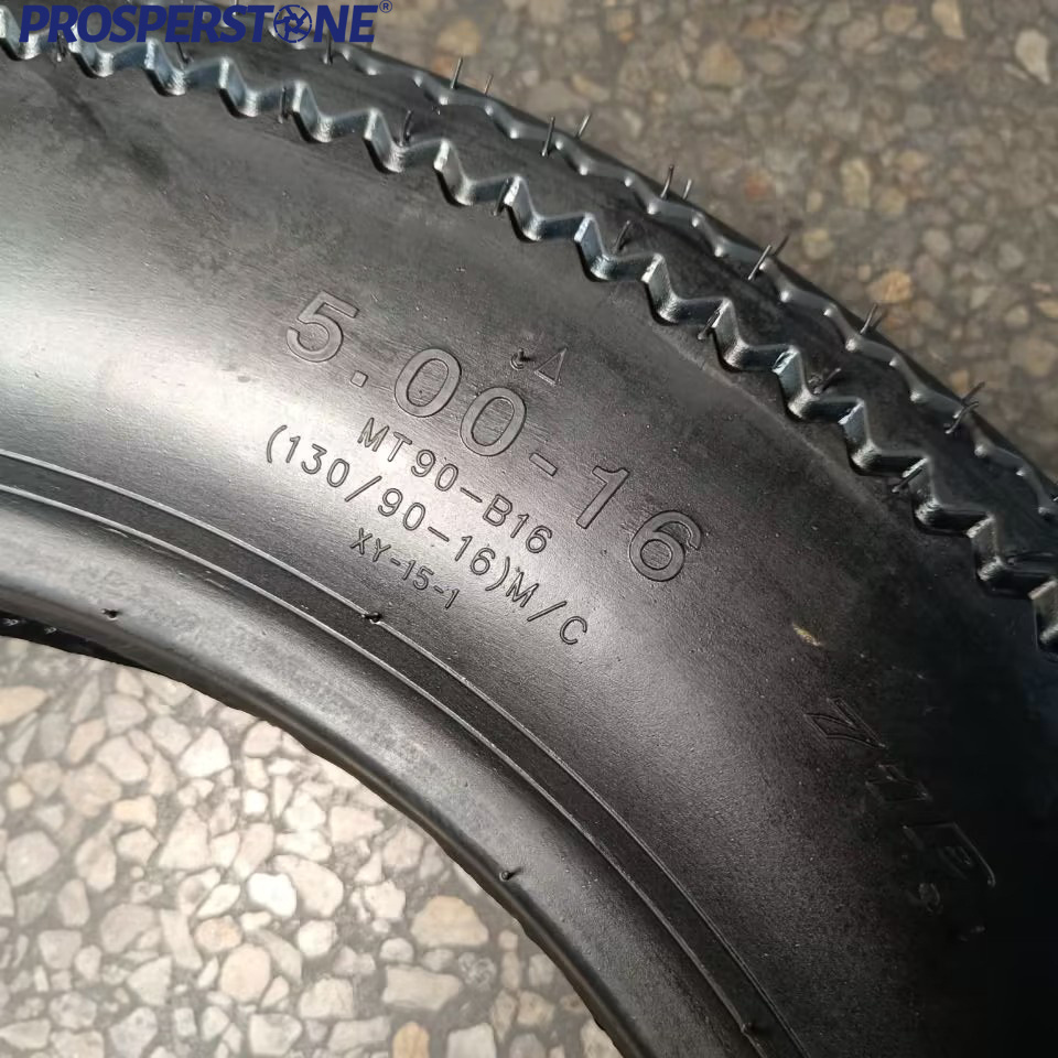 Black color super capability hot selling tyre 5.00-16 prosperstone motorcycle tyre 5.00-16