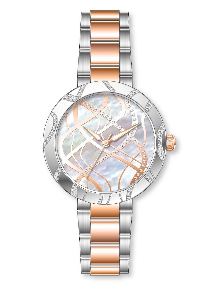 Original design digital wrist watches japan movt quartz stainless steel watch for luxury women