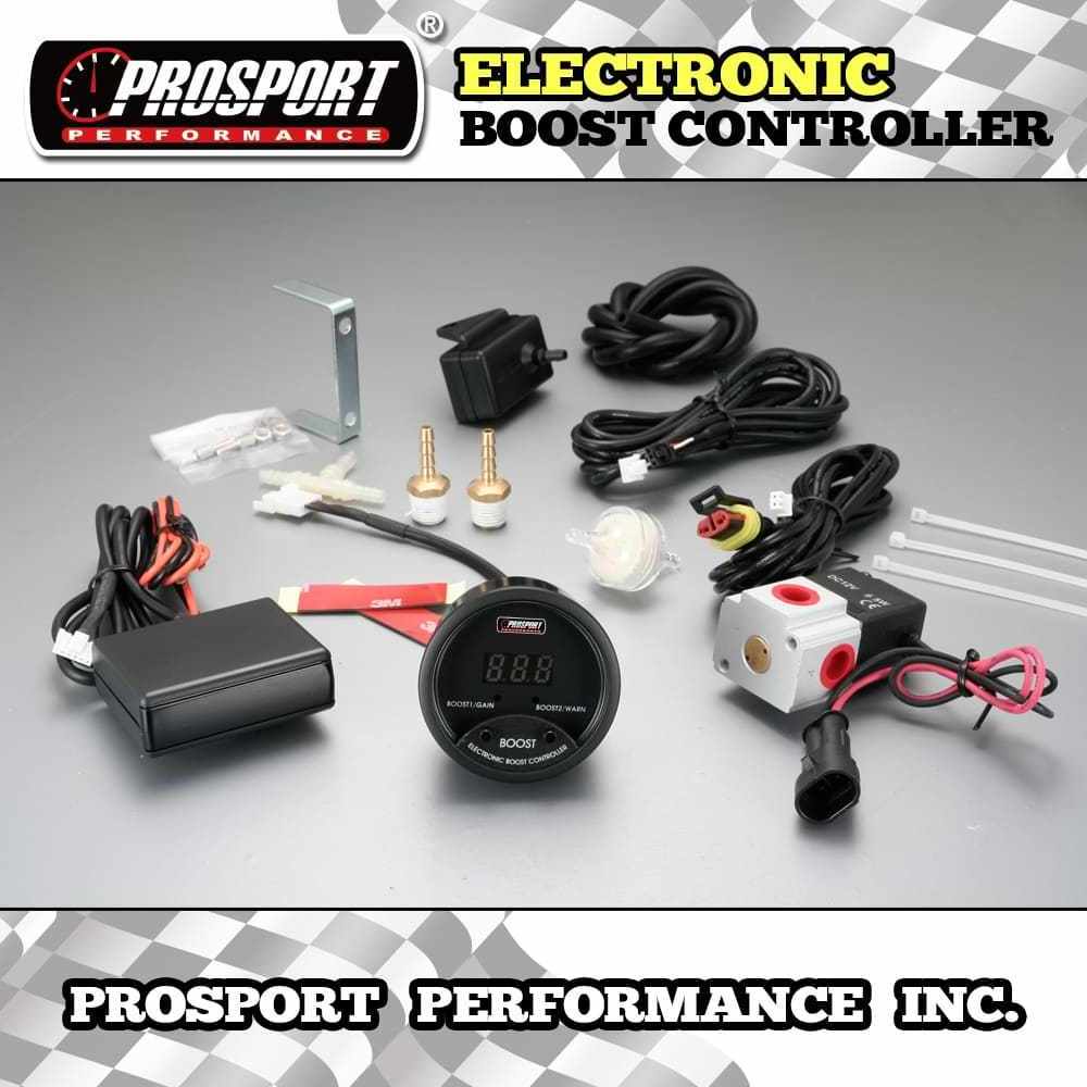 52mm Prosport Best Electronic Boost Controller Kit with Solenoid Valve Easy Setup