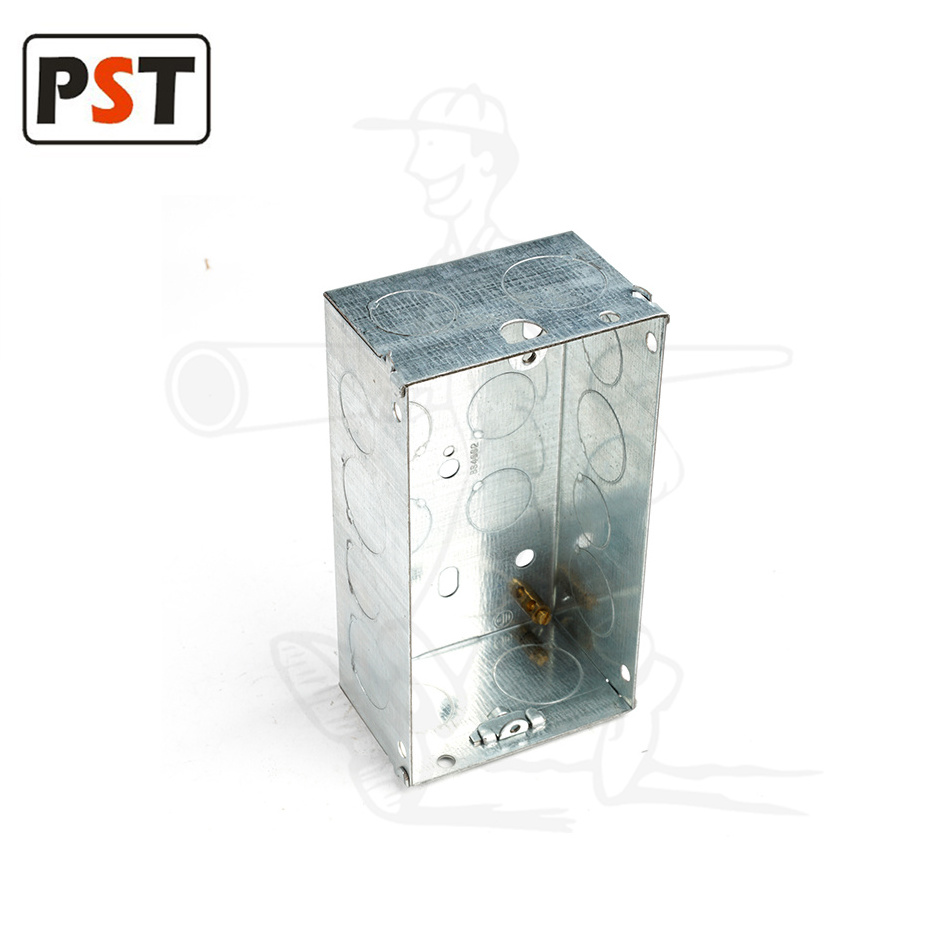 Wholesale gi electrical box switch box 1 gang/2 gang box