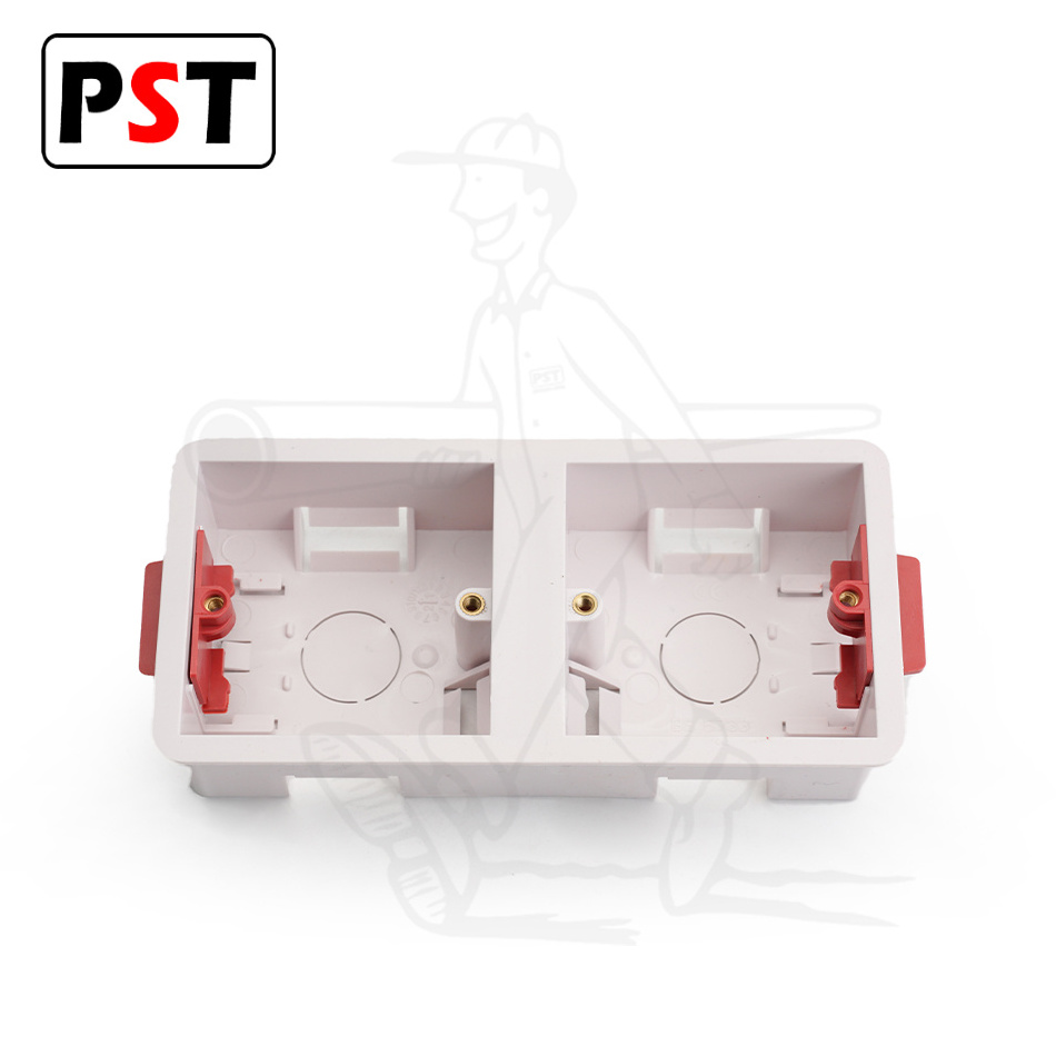 2 Gang 35mm Electrical Dry Lining Box