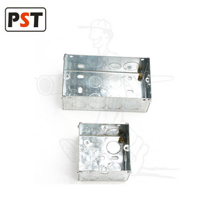 Wholesale gi electrical box switch box 1 gang/2 gang box