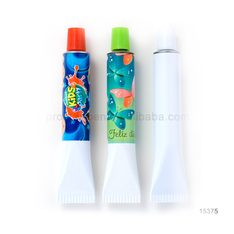 2022 new novelty pen Toothpaste shape plastic ballpen with heat transfer printing barrel