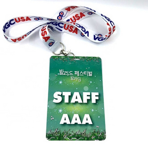 Customized Size VIP passes Cmyk Full Color Printing Vip Pass Card / Id Badge For Events