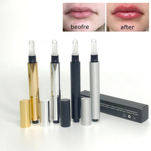 Custom logo lip enhancer plumper gloss pen plumping lipgloss private label makeup lip gloss