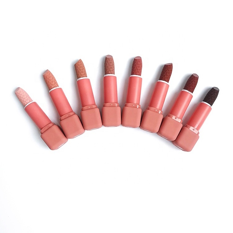 Wholesale make your own brand waterproof nude matte lipsticks kit vegan lipstick private label