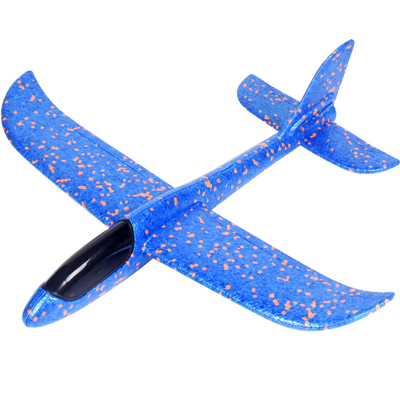 Hot Sell Glider Flight Flying Foam Airplane Shoot Gun Foam Glider One-Click Ejection Shooting Plane Toy Airplane Launcher