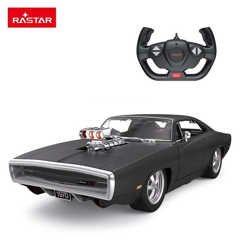 1:16 Scale Dodge Charger RC Car with Engine Sound and Light 2.4GHz Sport Toy Model Car