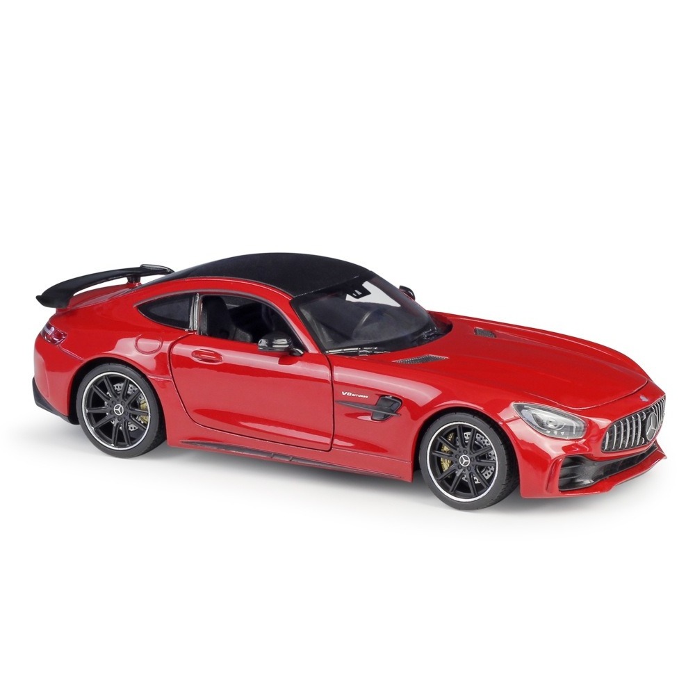 High Quality 1:24 AMG GTR Car Model Simulation Diecast Car Display Collection Decoration Metal Car Toy For Kids Adults