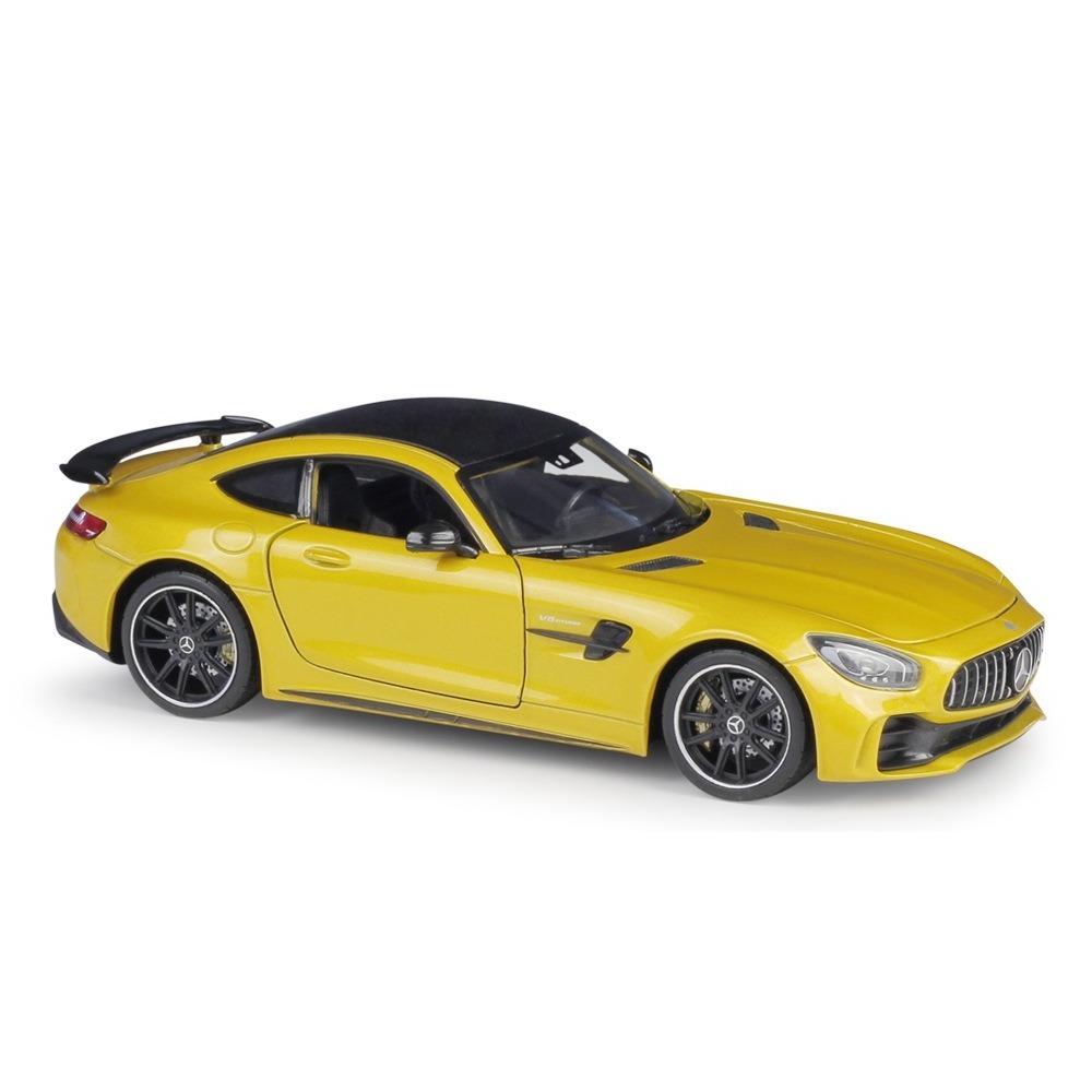 High Quality 1:24 AMG GTR Car Model Simulation Diecast Car Display Collection Decoration Metal Car Toy For Kids Adults