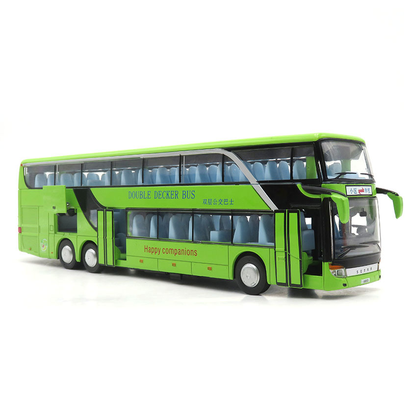 Hot selling high quality alloy car bus diecast toy bus model diecast bus for gifts